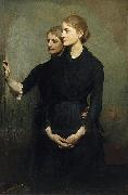 Abbott Handerson Thayer The Sisters Spain oil painting artist